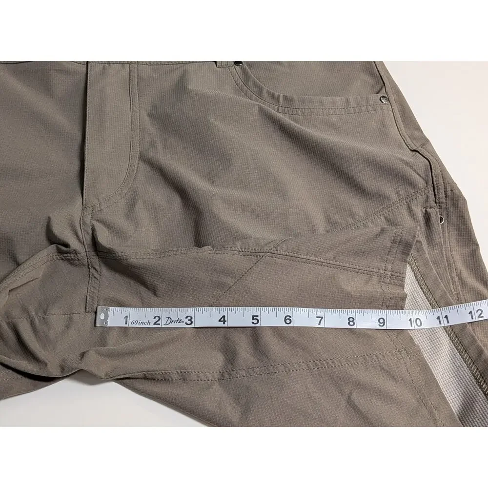 Kuhl Mens Silencr Kargo 42x10 Hiking Ripstop Shorts Outdoor Casual Stretch Khaki